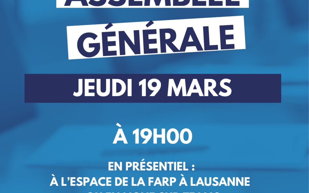 15ème Assemblée Générale : Jeudi 19 mars 2026
